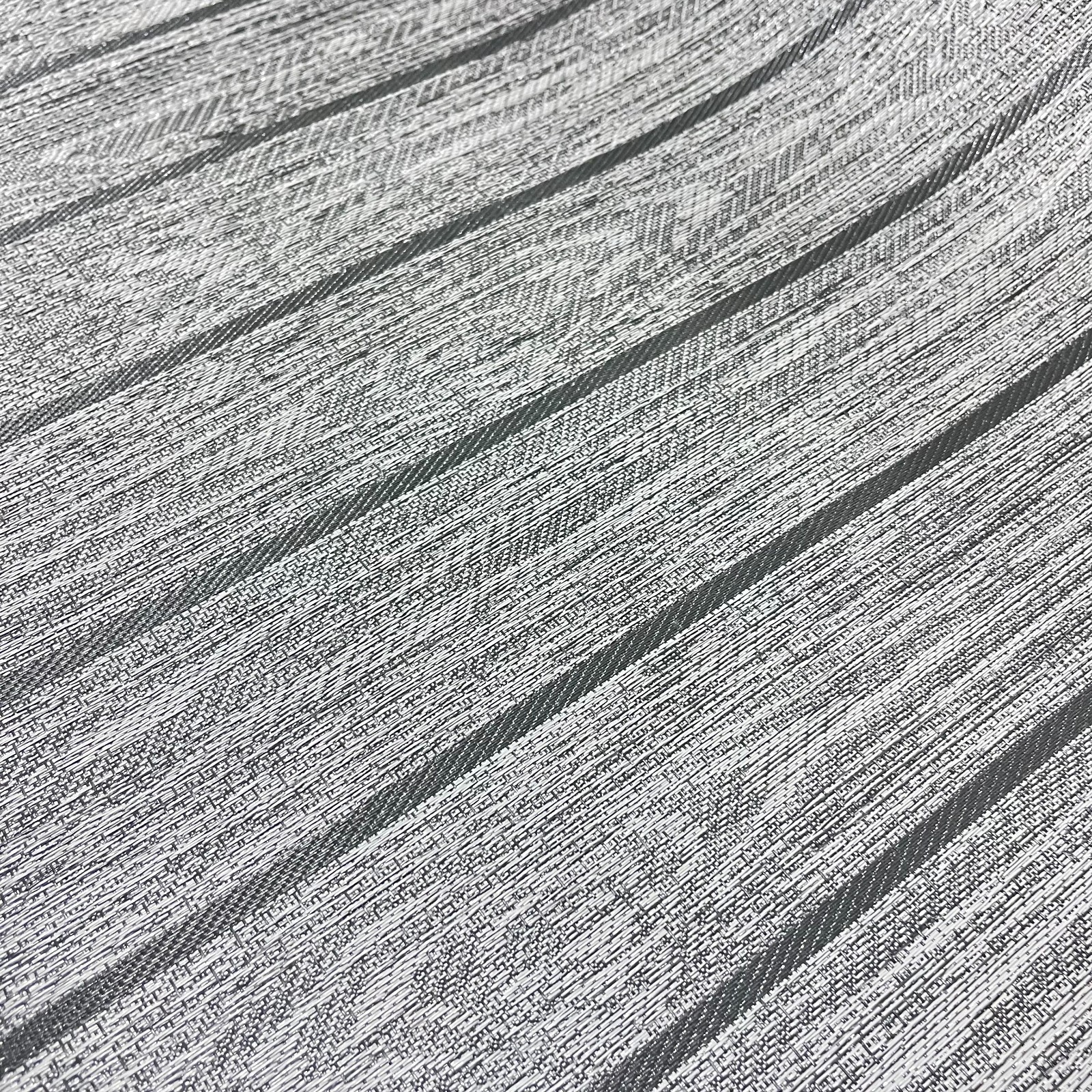 Woven Vinyl Flooring | Woodland Teak - Greysmoke | 8'6" W | Choose Your Length