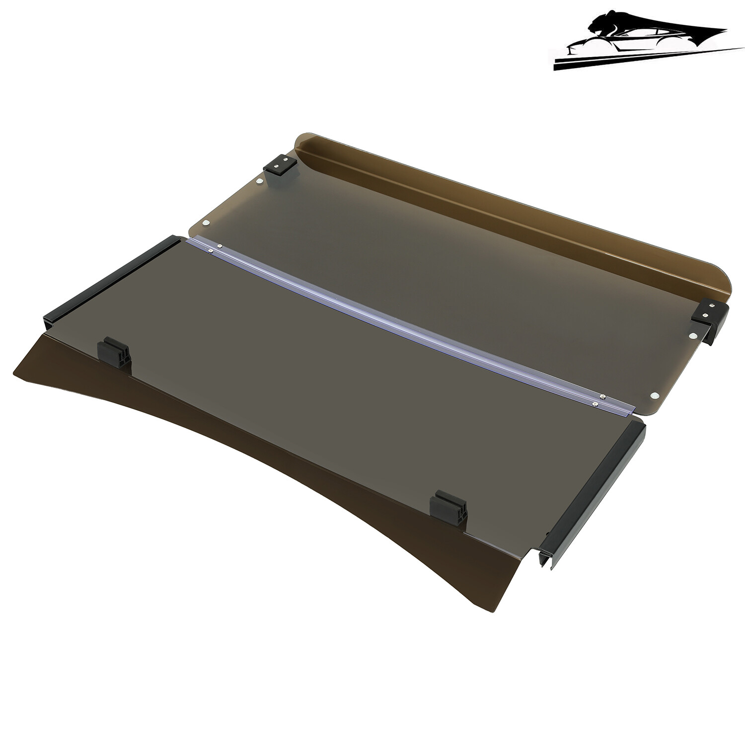 For 2014 + EZGO TXT Golf Cart Fold Down Folding Tinted Windshield W/ Hardware