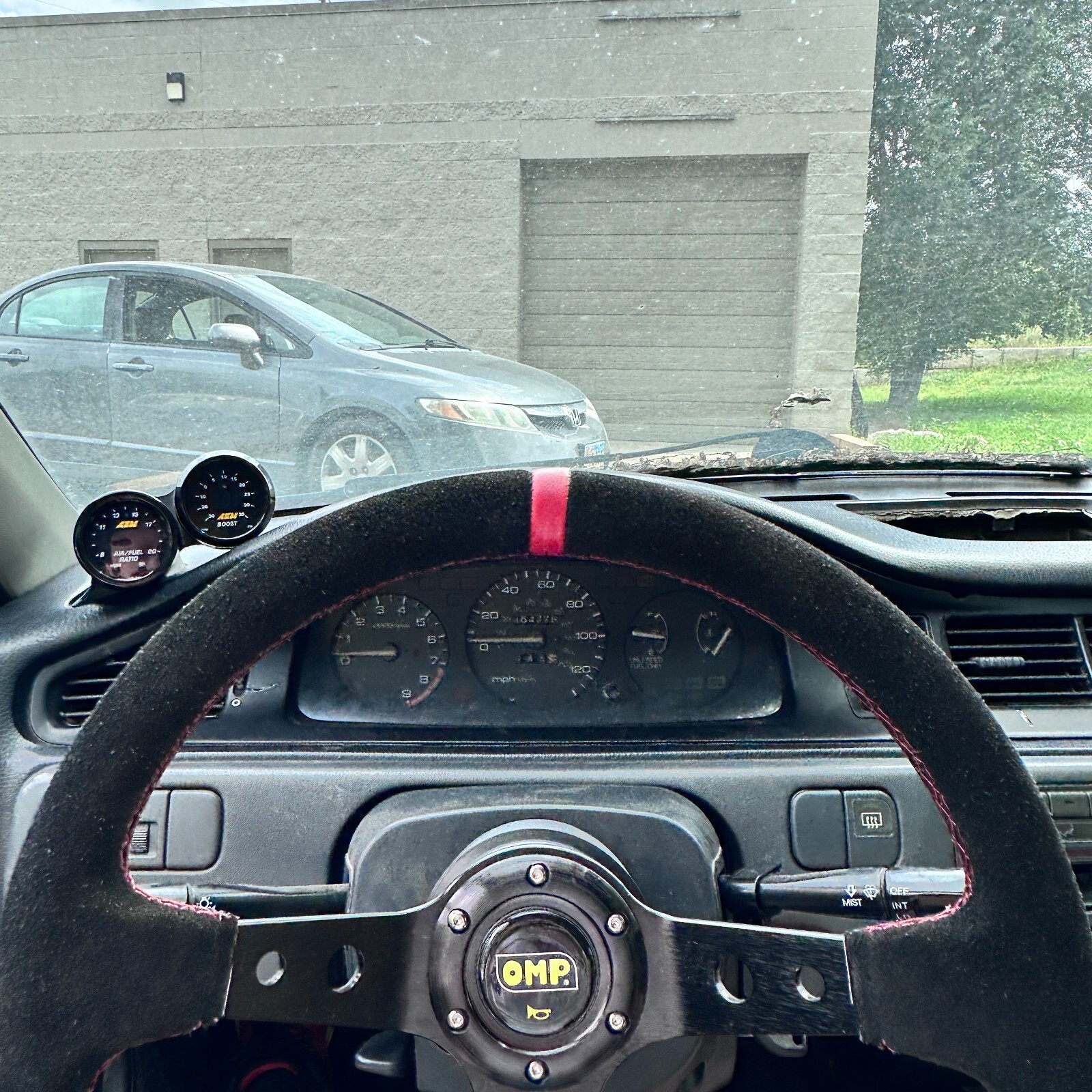 CARZDELUXE DUAL GAUGE POD MOUNT FITS 1992-1995 CIVIC EG FUNCTIONAL WINDOW VENT