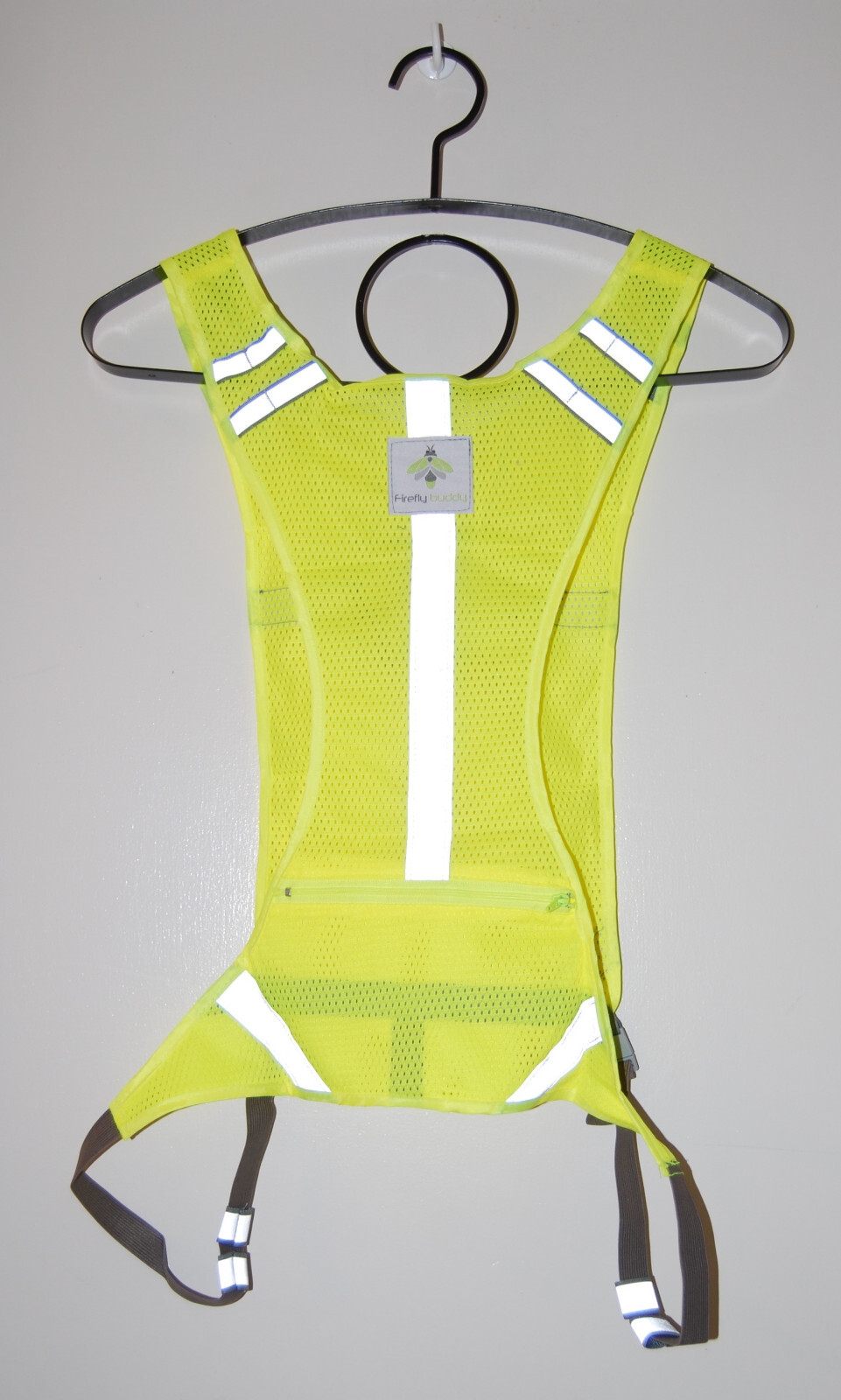 New Firefly Buddy Unisex Adult Neon Yellow Reflective Cycling Vest & Bands XL
