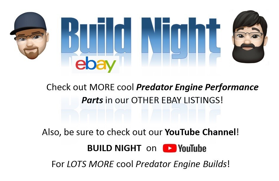 100% NEW! 7-PIECE COMPLETE GASKET REBUILD KIT PREDATOR 212cc 6.5HP ENGINE!