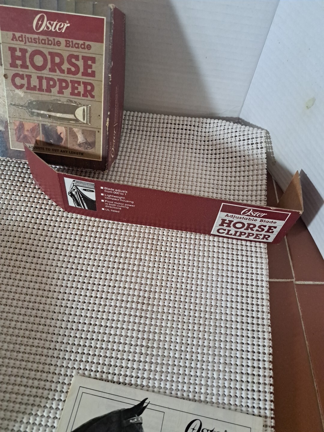 Vintage Oster Electromatic Model 23 Horse Animal Clippers w/Original Box Works