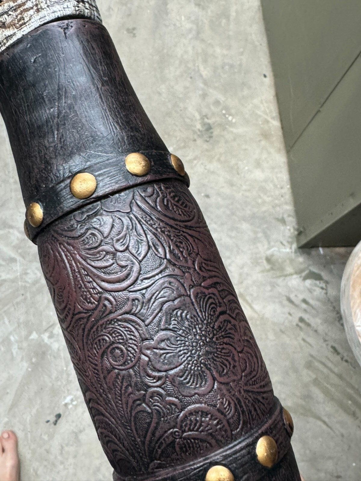 41" STEER BULL HORNS WESTERN LONGHORN WALL HANGING COW 3 1/2 Foot FAUX longhorns