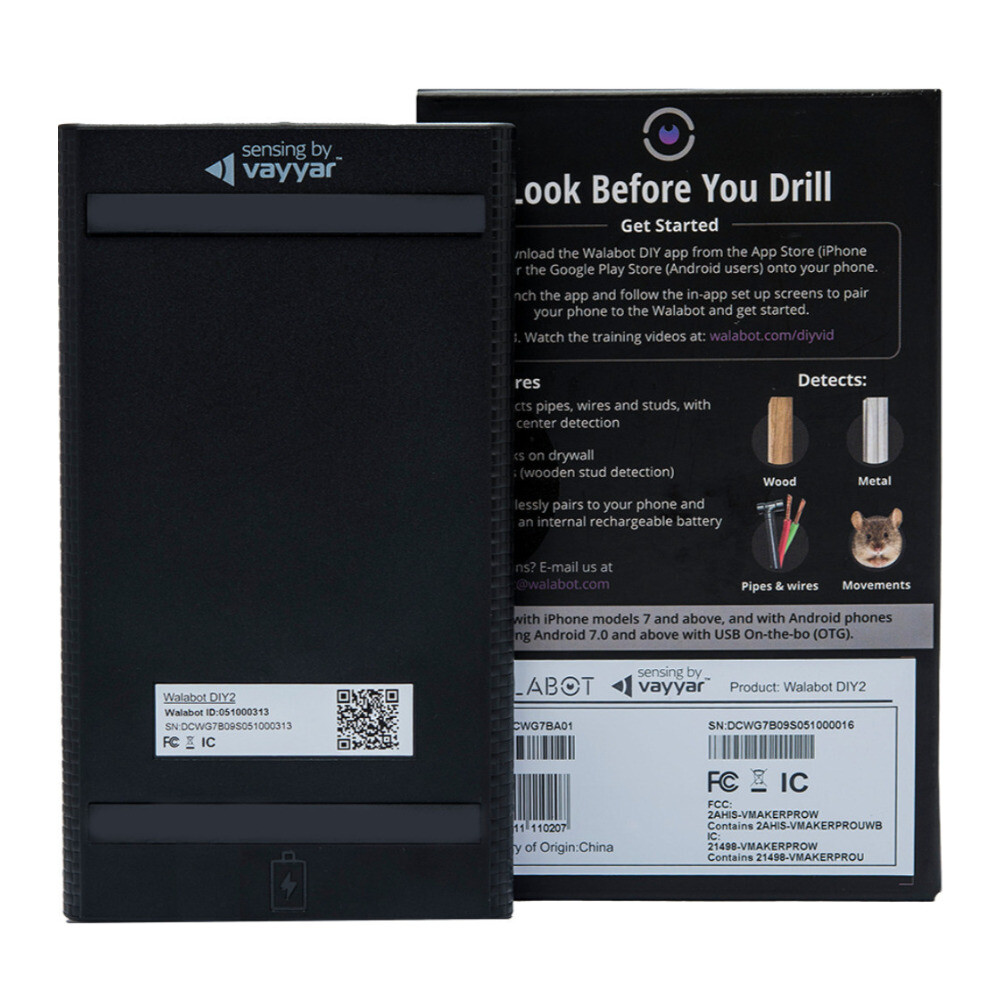 WALABOT DIY 2 Advanced Stud Finder and Wall Scanner for Android and Smartphones