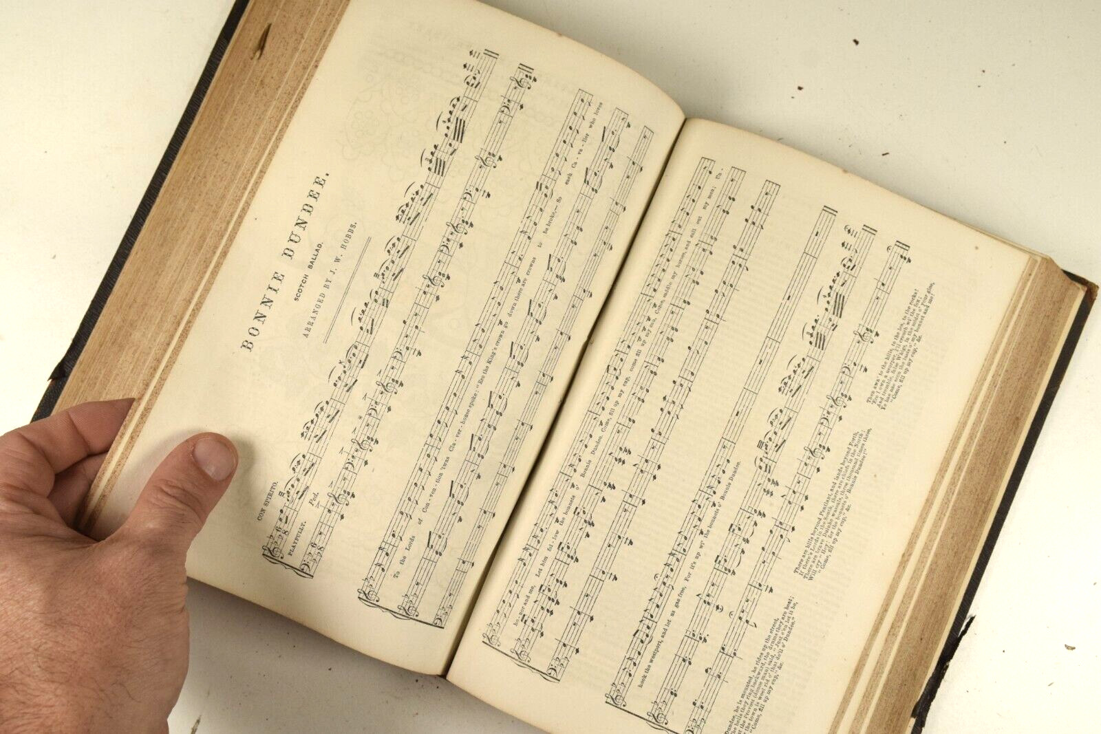 1859 Bound Peterson's Magazine Full Year w/ Hand Colored Engravings Sheet Music