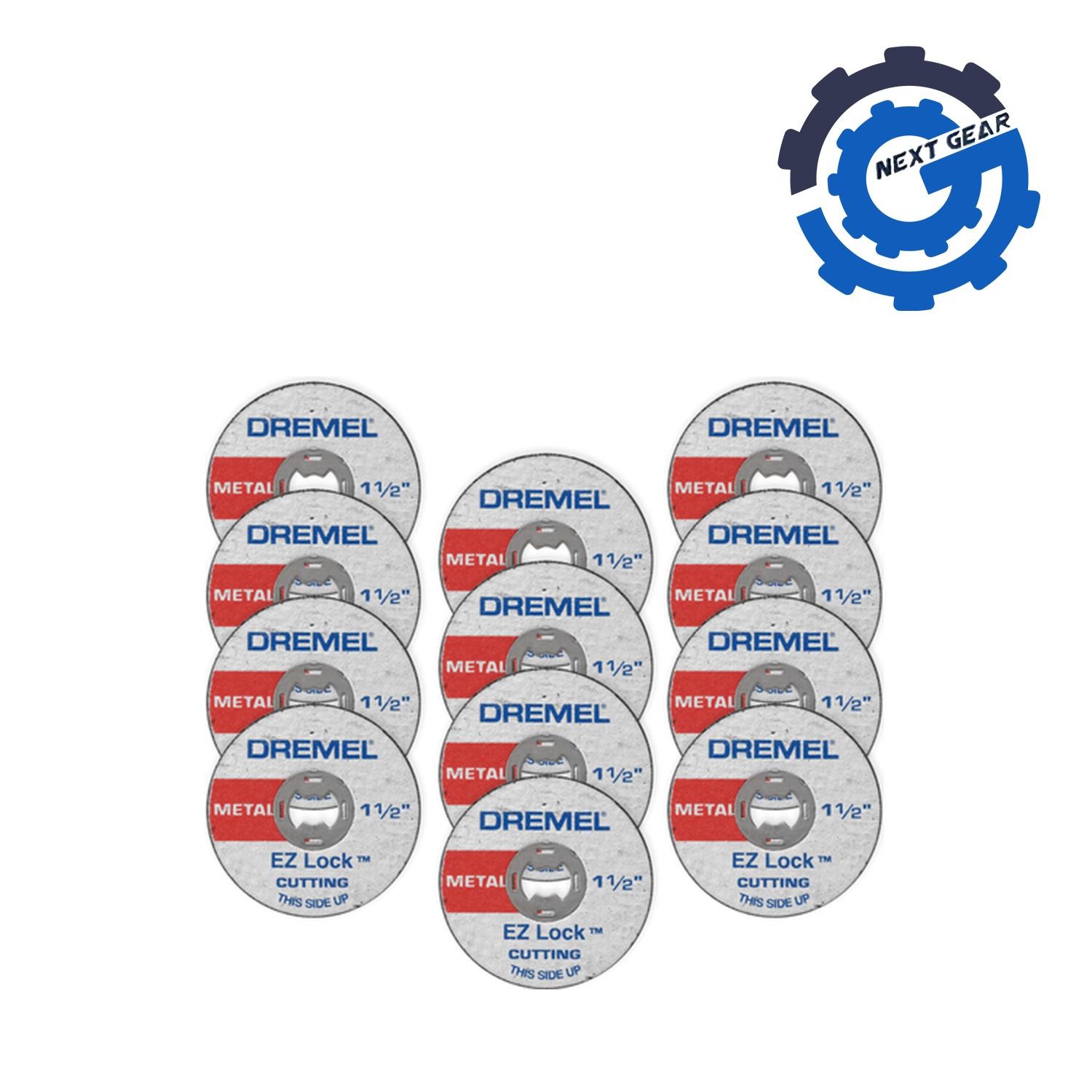12 Pack New Dremel 1-1/2-Inch EZ Lock Rotary Tool Cut-Off Wheels EZ456B