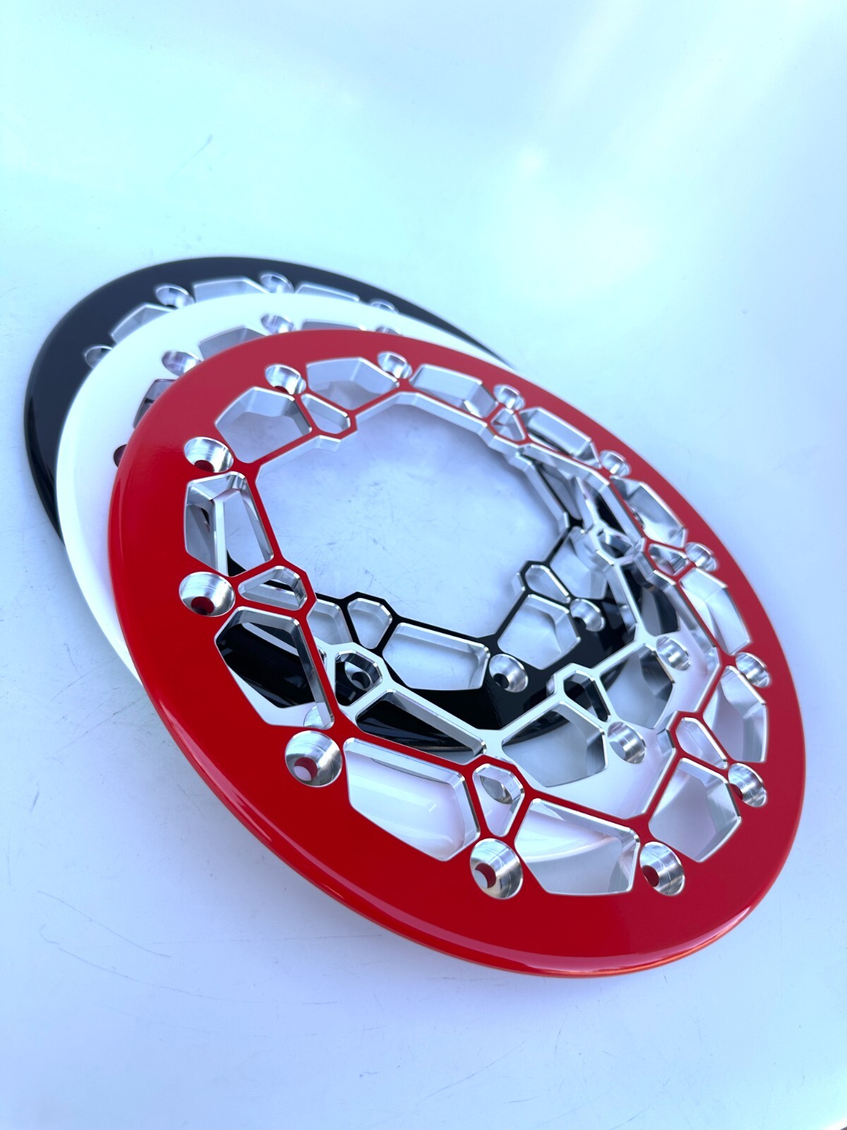 Alba Racing Billet Crusher 10" Atv Beadlock Rings fit DWT & Goldspeed Black