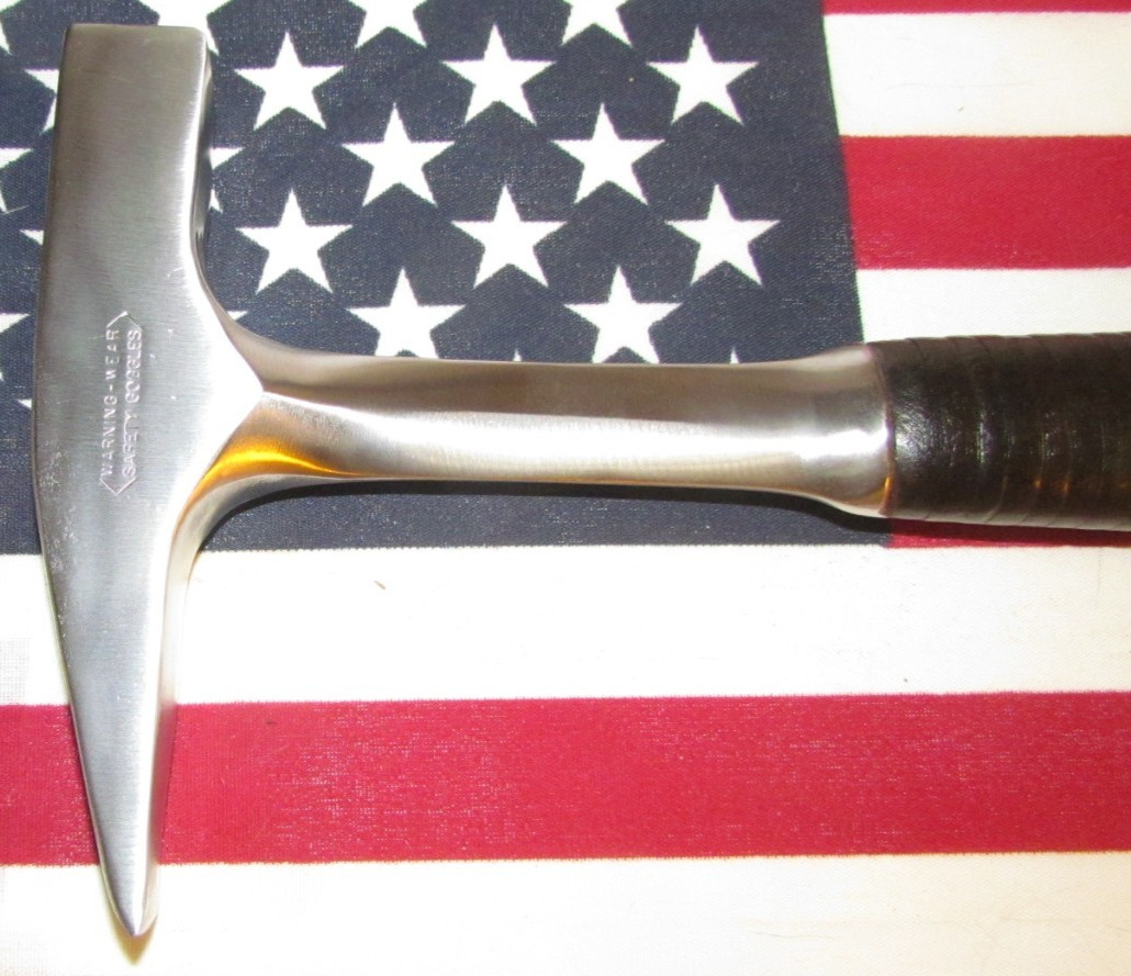 Vintage Malco 18 oz. Sheet Metal Hammer Original Leather Handle (Estwing)