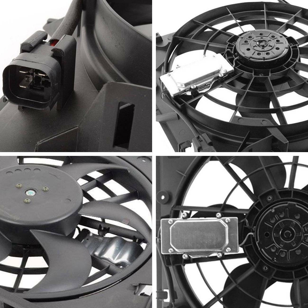 FOR BMW E46 99-05 325i 328i 330i Radiator Cooling Fan Assembly 17117561757