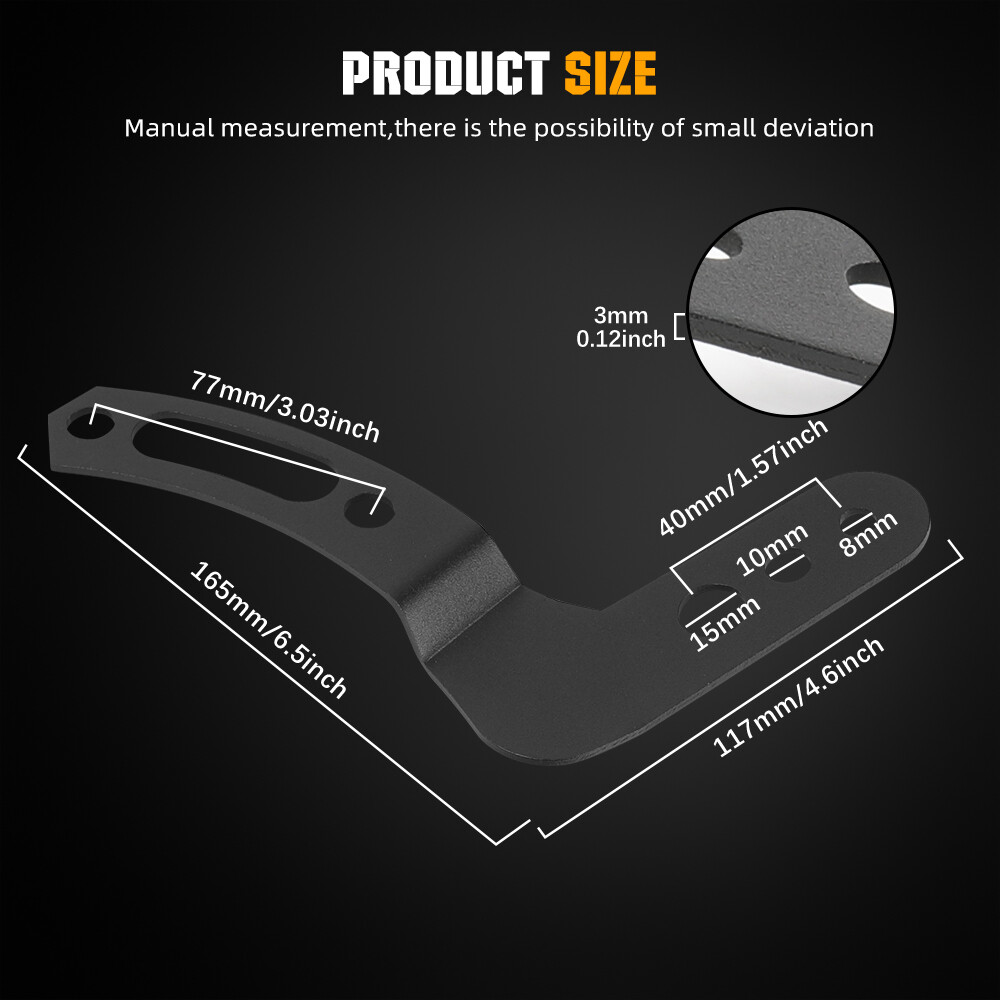 Roof 32" LED Light Bar Mount Brackets + 3'' Pods Kit For Polaris RZR XP 1000 900