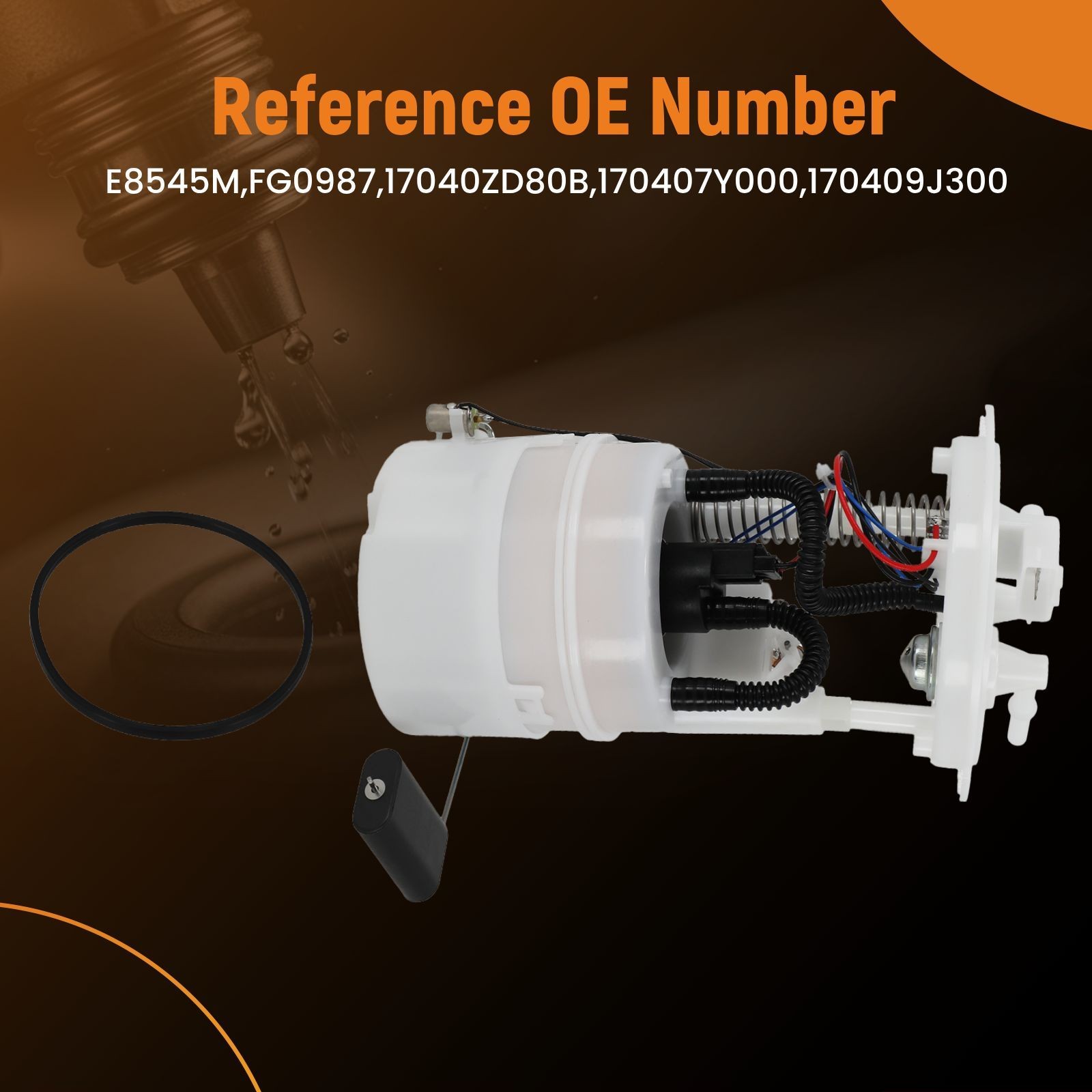 Fuel Pump Assembly for Nissan Maxima Quest 3.5L Altima 2.5L 3.5L 04-09 E8545M