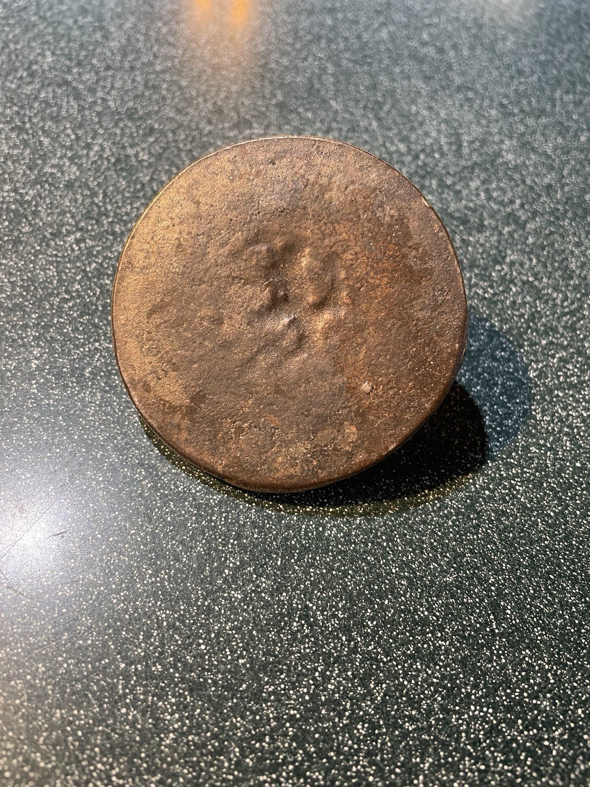 WW I Doughboy Soldier Infantry Hat Paperweight Original Paint Great Condition