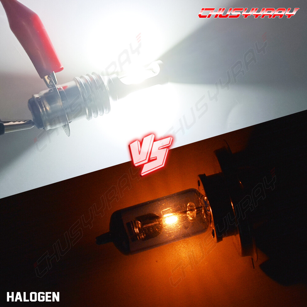 For Yamaha Raptor 350 660R 700 700R LED Headlight 2pcs Bulbs Kit YFM350R YFM660R