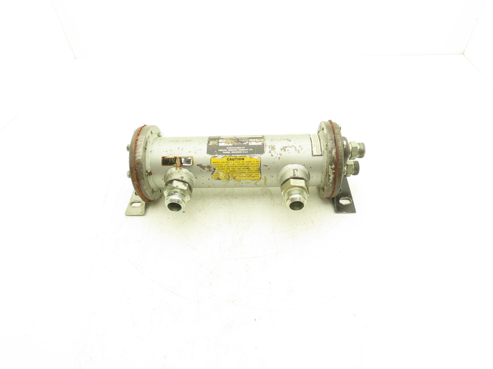 Thermal Transfer EKS-712-80876 Oil Cooler Shell & Tube Heat Exchanger 2-Pass