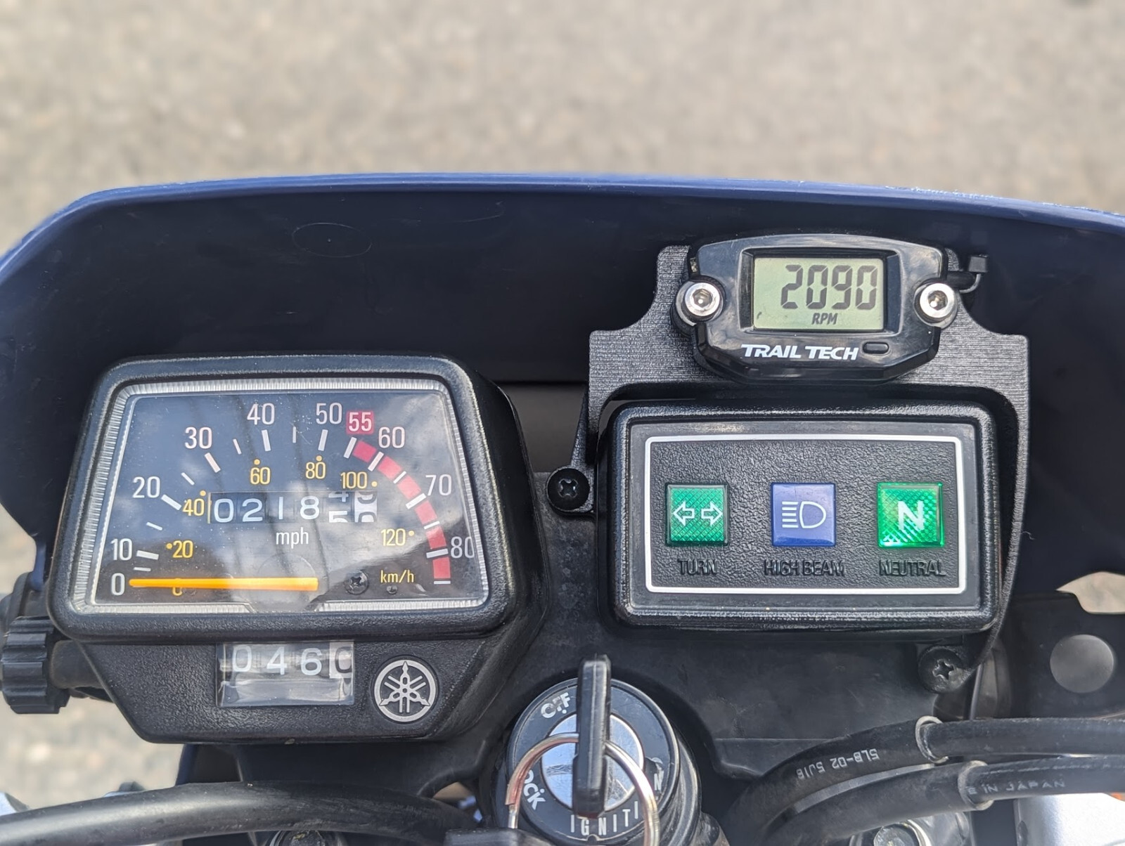 Yamaha TW200 Trail Tech / TUSK / Hardline Tachometer Mount Kit