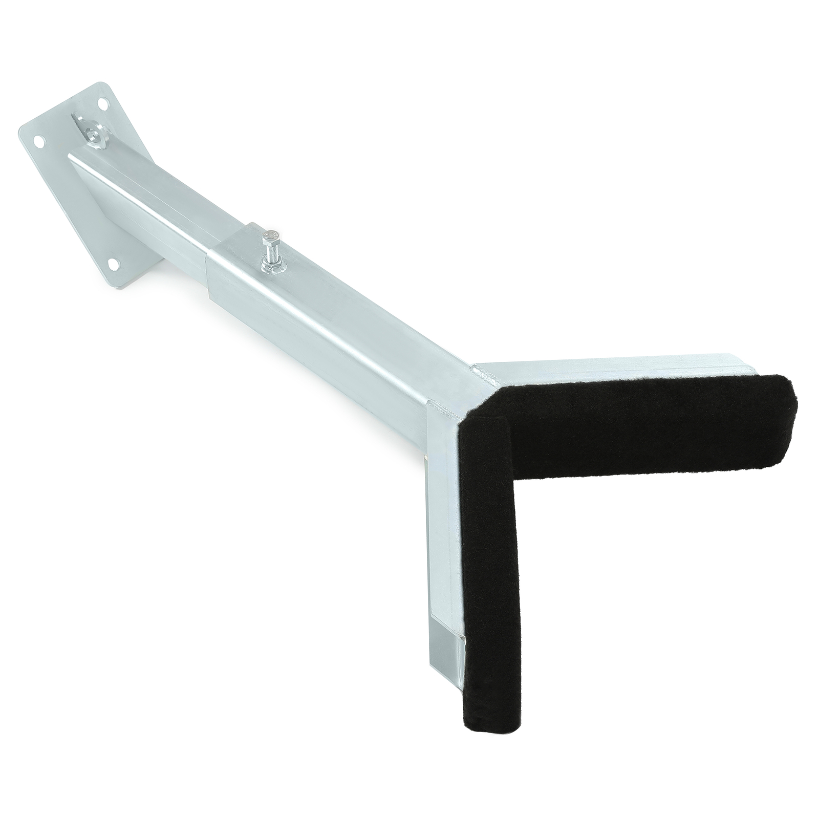 Adjustable Bow Rest Catcher Assembly For Boat Trailer Zinc-Plated Post Carpeted