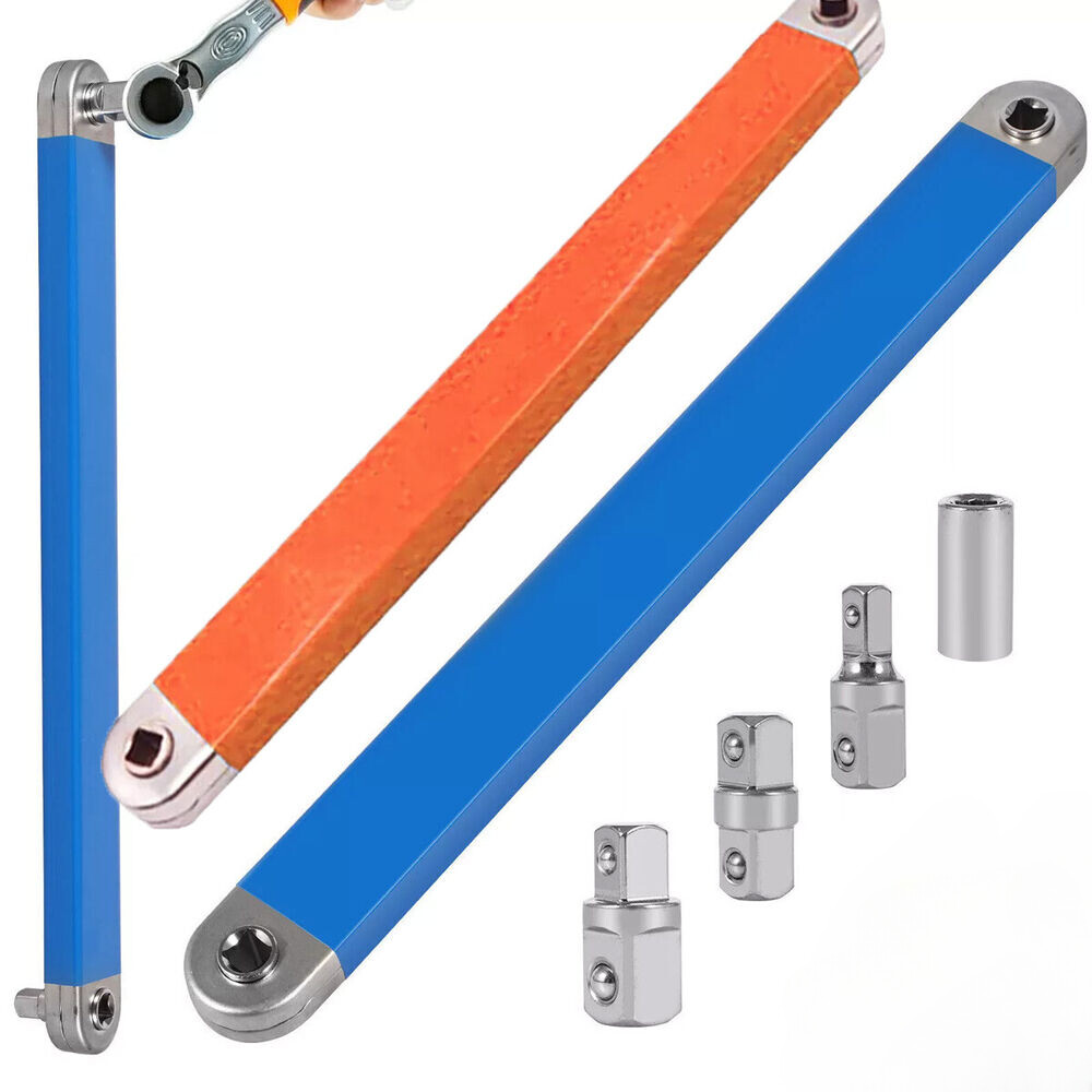 Impact Ready Offset Extension Wrench 1/2" 1/4" 3/8" Tight Spaces Extension Tool