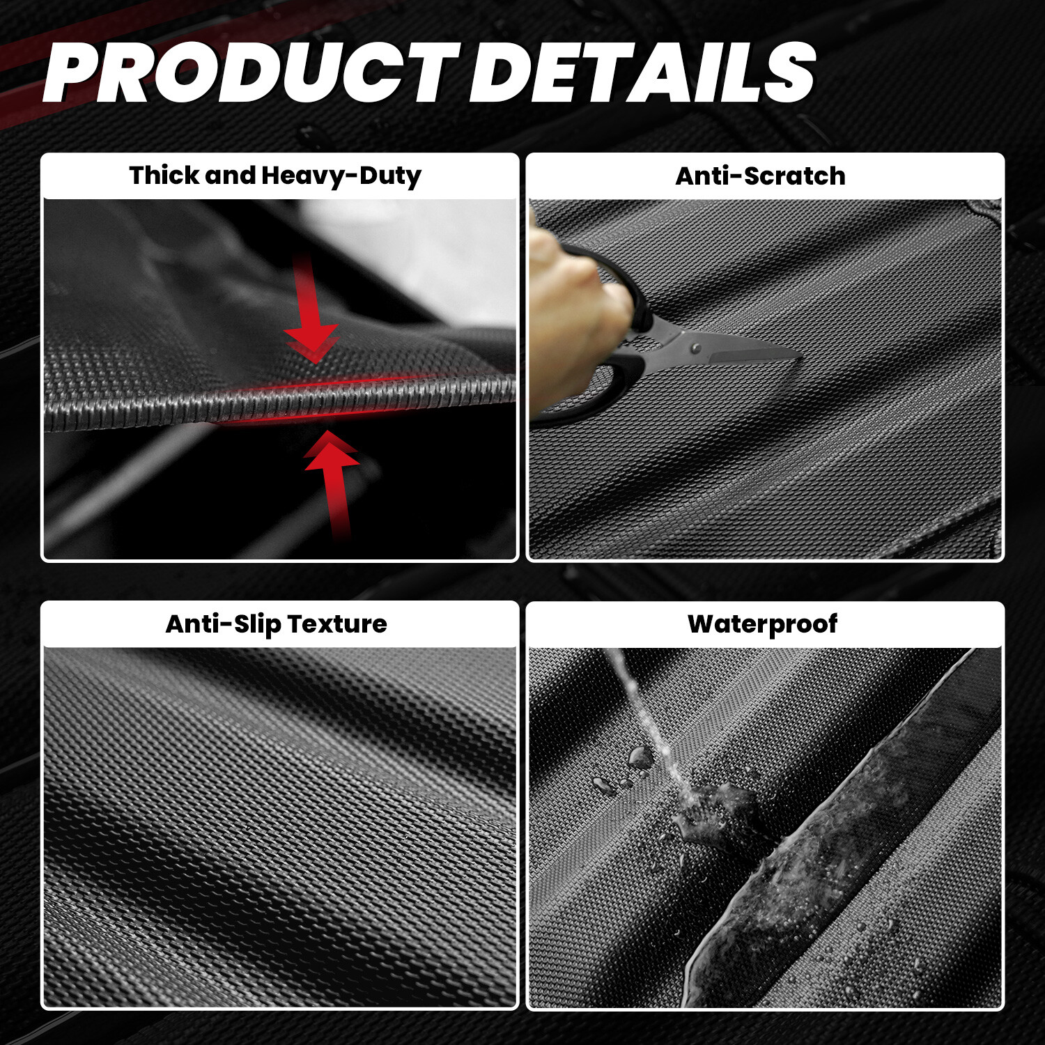 Truck Bed Mat for Dodge Ram 2500 3500 2002-2026 / Ram 1500 Classic 2019-2024