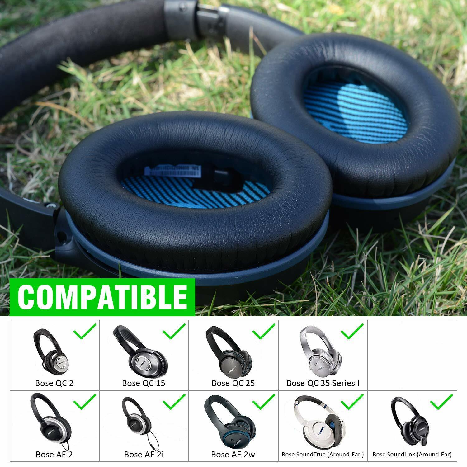 NEW Replacement Cushions Ear Pads Headband for Bose QuietComfort QC2 QC25 AE2