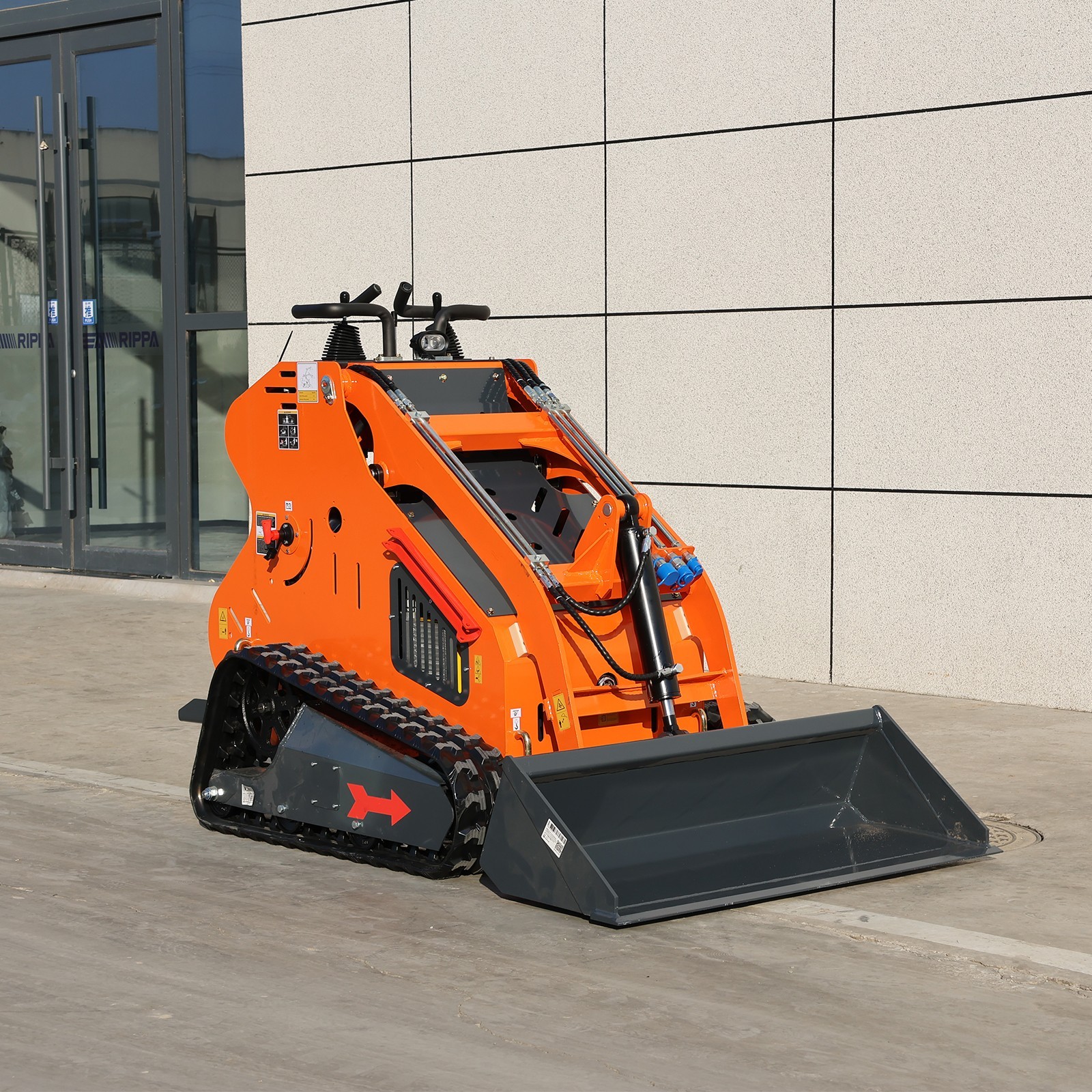 Upgraded Mini Skid Steer Twin cylinder Tracked Loader 23HP PICK UP