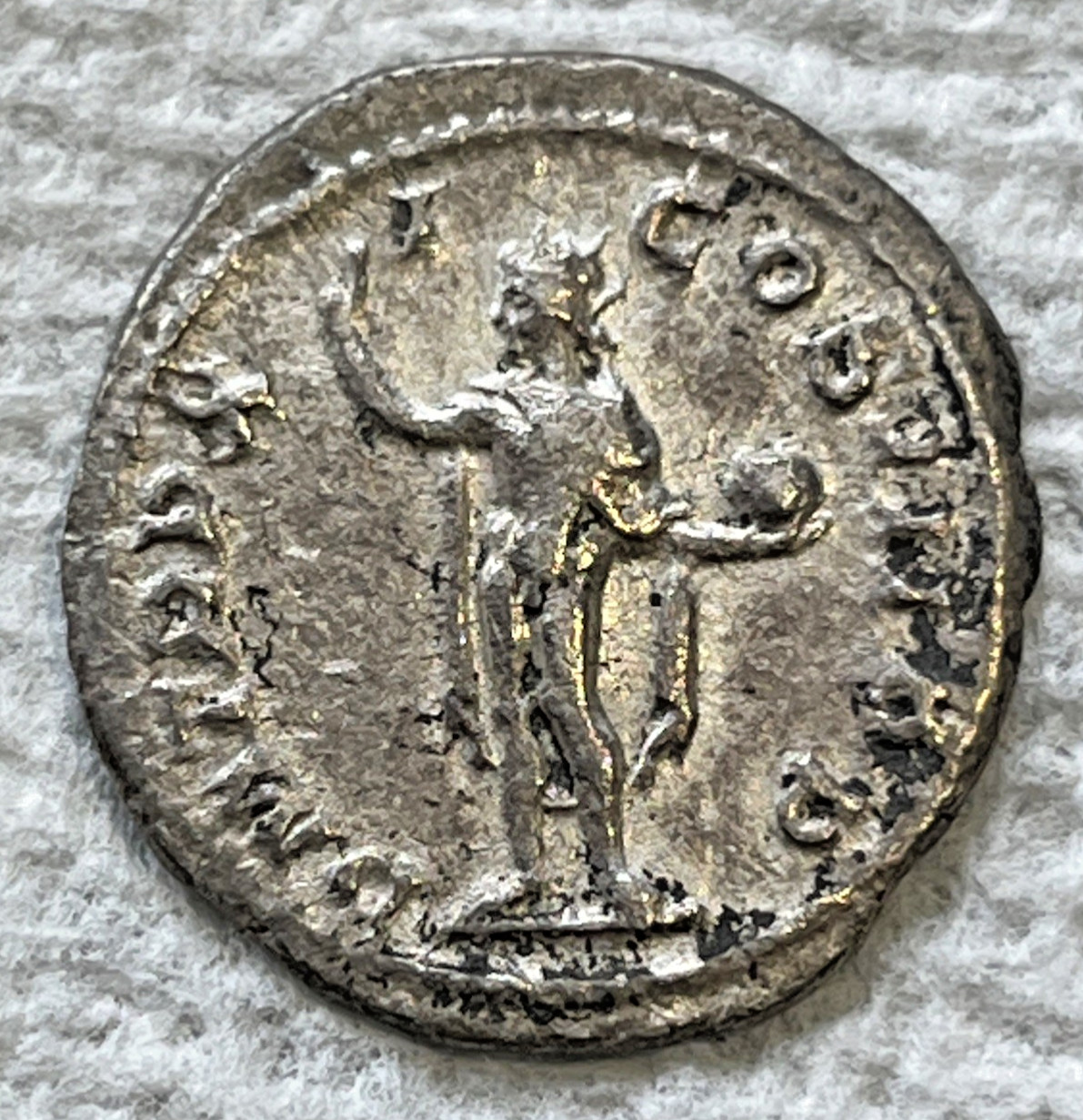 Ancient Roman Empire Fourree Coin Empire Severus Alexander 222-235 AD.