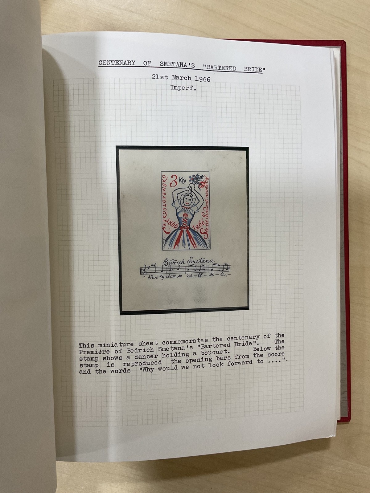 Czechoslovakia stamps. 1938 - 1970. Mint. Well written up album. G/109