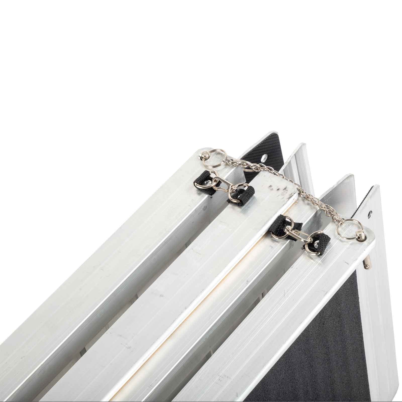 10ft Aluminum Folding Wheelchair Ramp Handicap Scooter Ramp Non-Slip 800LBS