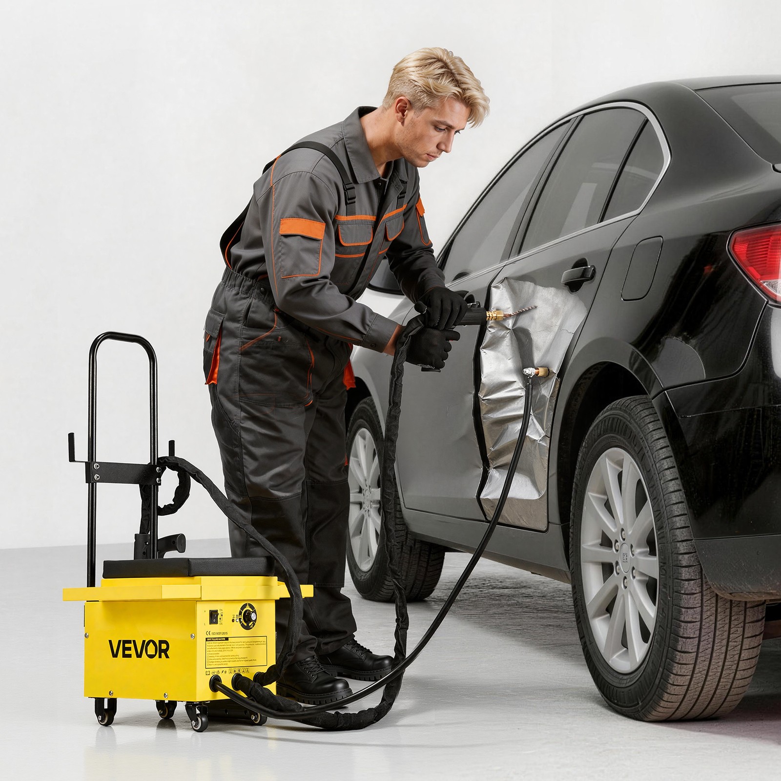 VEVOR Spot Welder Dent Puller Cart 4.5KW Stud Welder Dent Repair Kit 6 Modes