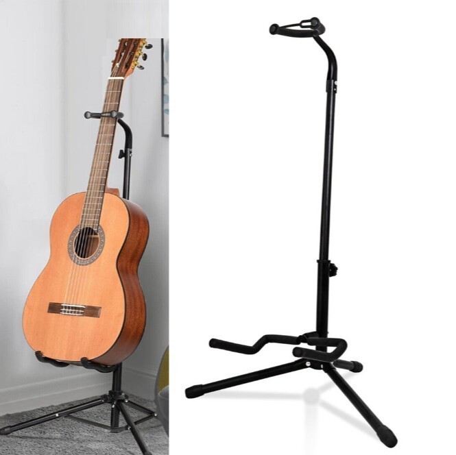 Guitar Stand Floor Adjustable Fold Tripod Acoustic Electric Cello Upright Stand✨