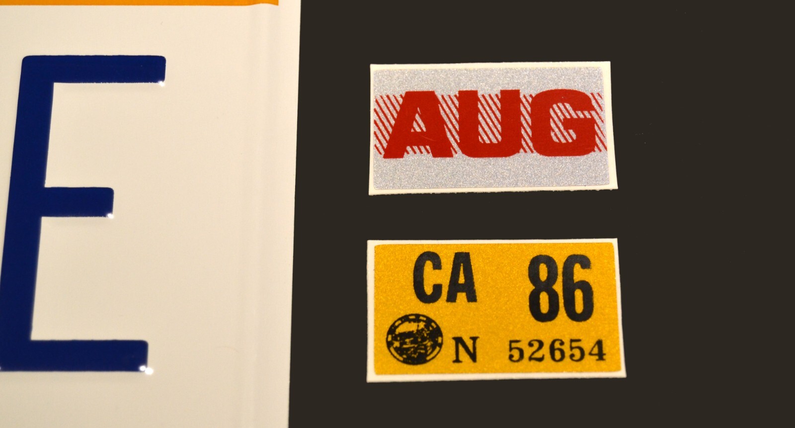 Back to the Future | Delorean | OUTATIME | STAMPED Replica Prop License Plate