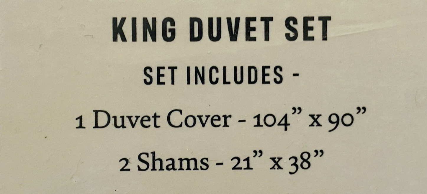 Historic Royal Palaces Duvet Set KING 100% Cotton FLORAL Red Green White NEW