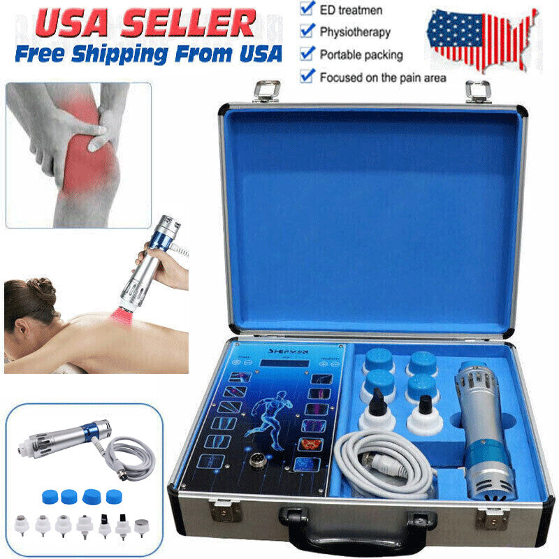 Touch Screen Focused Shockwave Therapy Machine 7 Heads ED Treatment Pain Relief