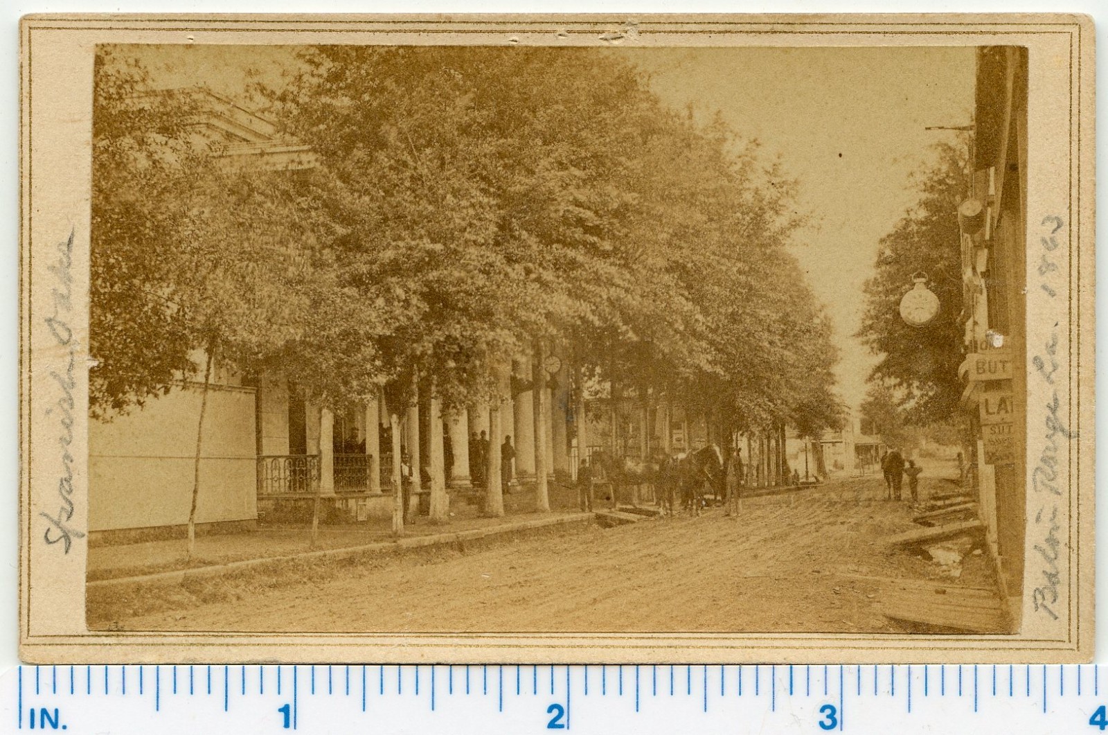 Civil War: Donaldsonville Louisiana Cemetery: McPherson & Oliver ~1863 CDV CV131