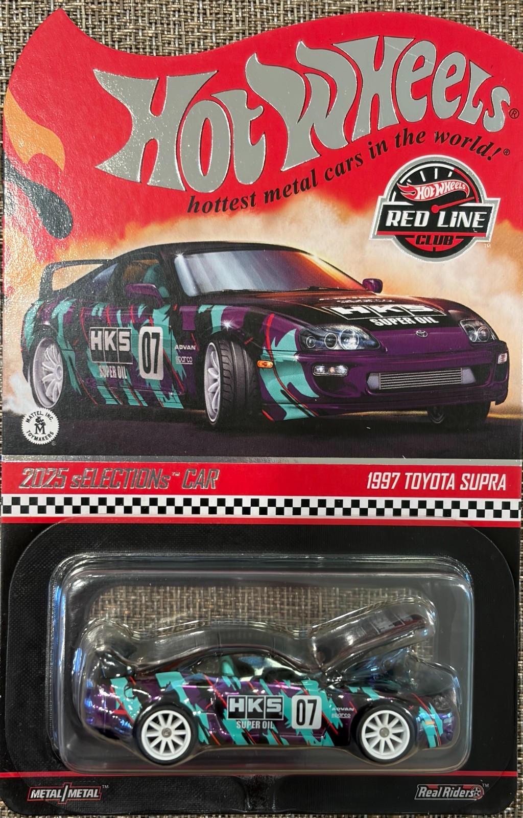 2025 Hot Wheels Redline Club Selections Car 1997 Toyota Supra , Free shipping !