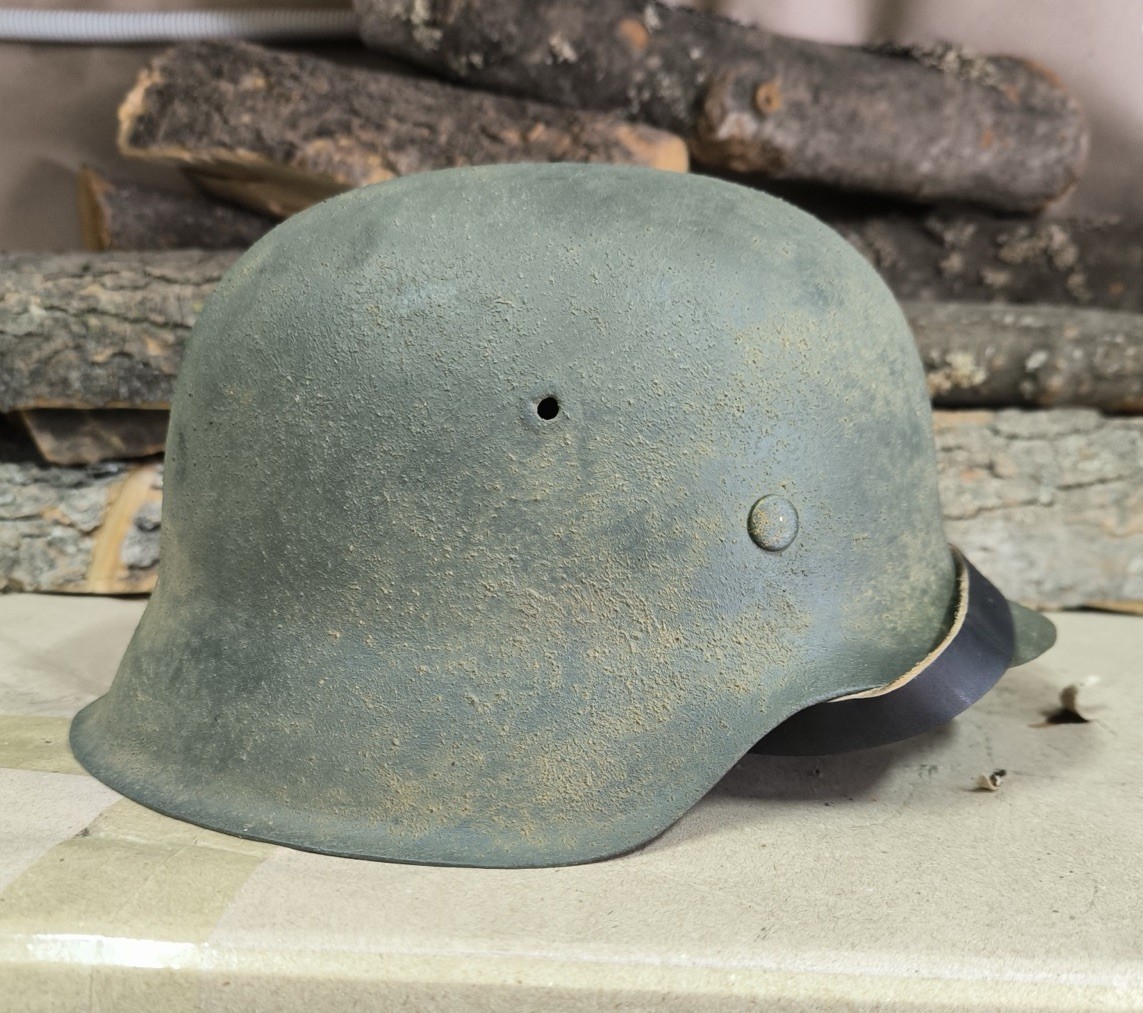 WW2 M42 German Helmet WWII M 42. Combat helmet size 64