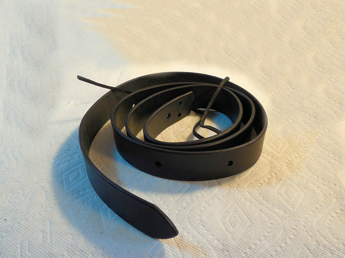 USA Leather Saddle Latigo Cinch Straps Billets ~ 3'_6'_8' Black_ Brown_ Natural