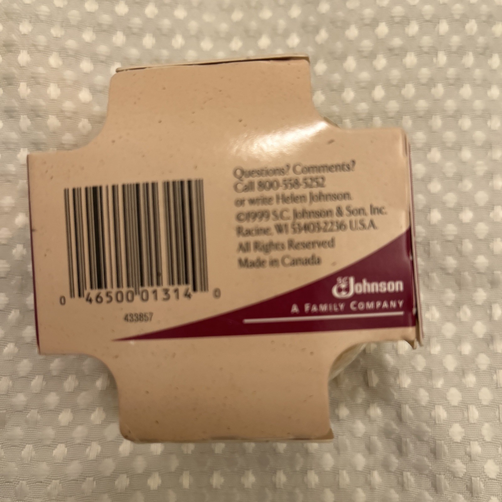 Glade Sensual Rose Candle Scents 4 Oz New Aroma Therapy Vintage 1999 Retired