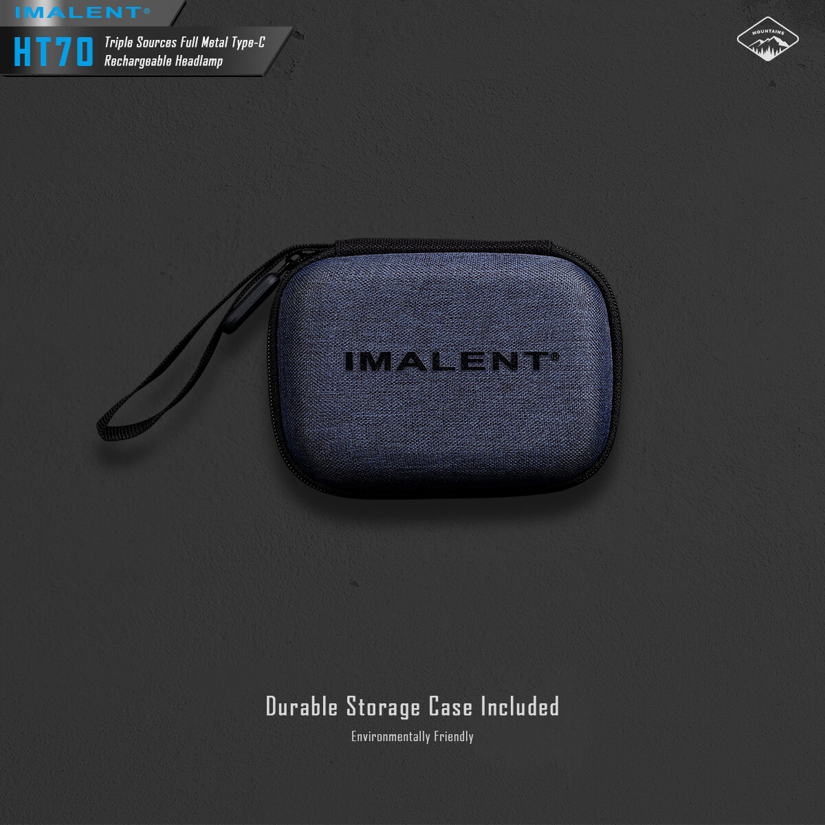 IMALENT HT70 Headtorch 3500 Lumens Headlamp Waterproof Headlight Flashlight