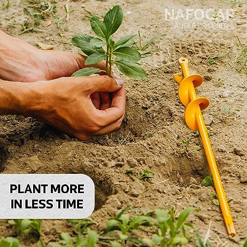 Garden Auger Drill Bit for Planting, 2 x 14.5 in Post Hole