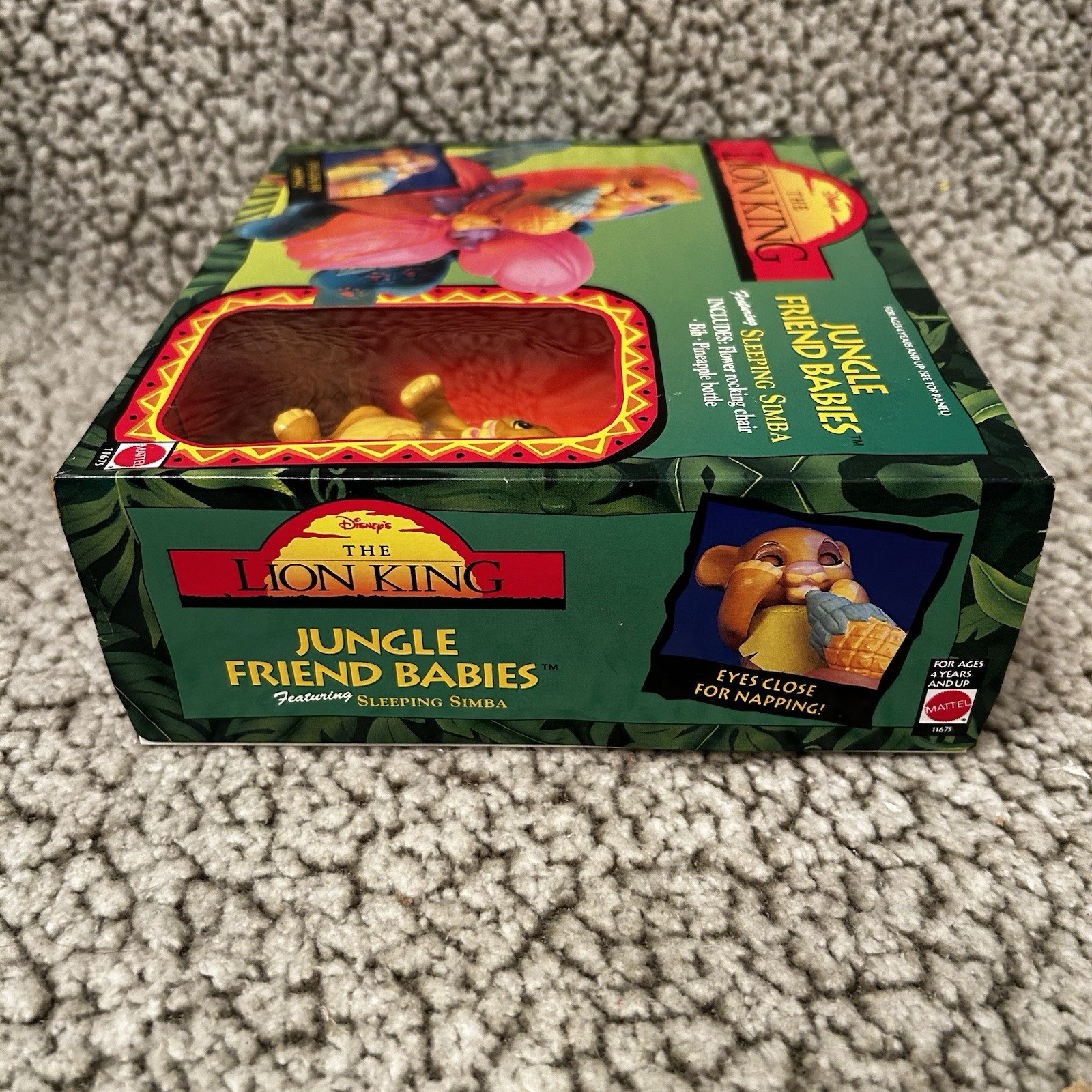 Disney The Lion King Jungle Friend Babies Sleeping Simba Toy New VTG