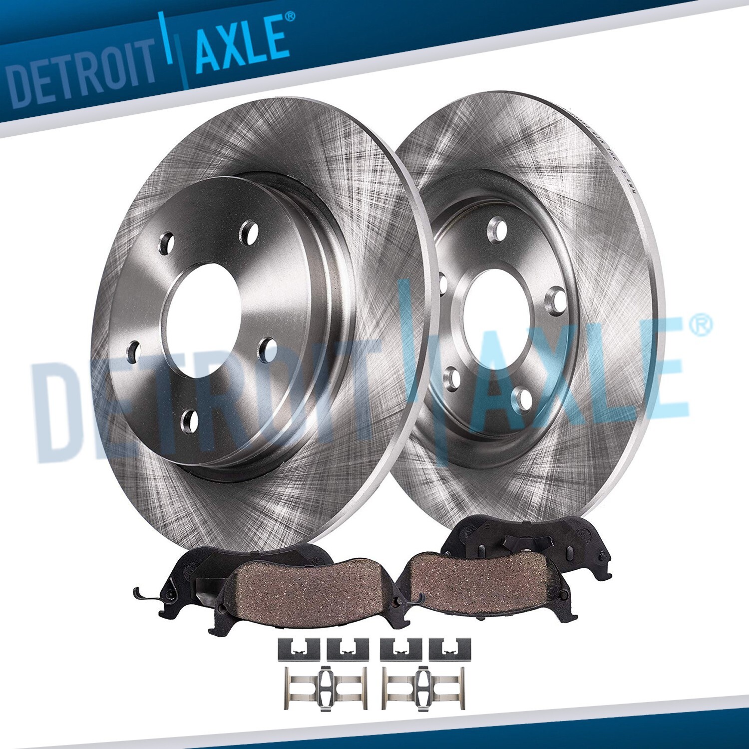 Rear Disc Brake Rotor Ceramic Brake Pads for 2005 2006 2010-2016 Honda CR-V RDX