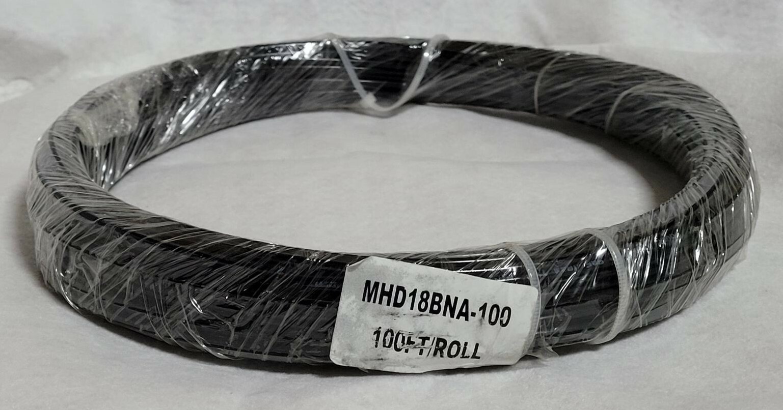 MAXX HD COMMERCIAL TRUCK 1/8" BLACK NYLON AIR HOSE - 100 FOOT ROLL