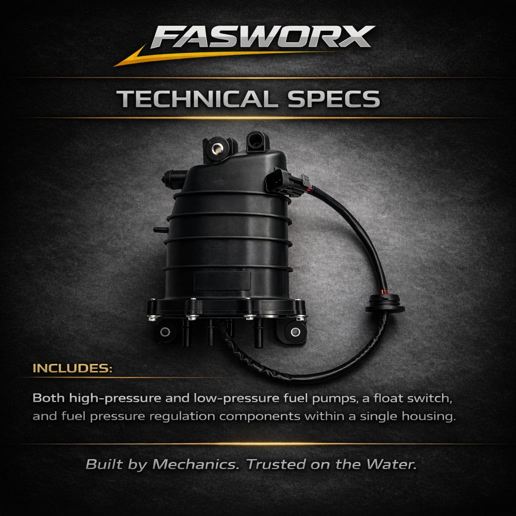 Mercury Verado Fuel Supply Module FSM 8M0130899 200-350HP L6 Pump