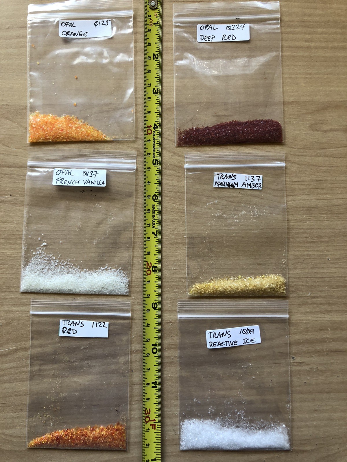 Bullseye COE90 Scrap Stringer-Confetti-Frit&More: Fusing Starter Mega Pack:Used