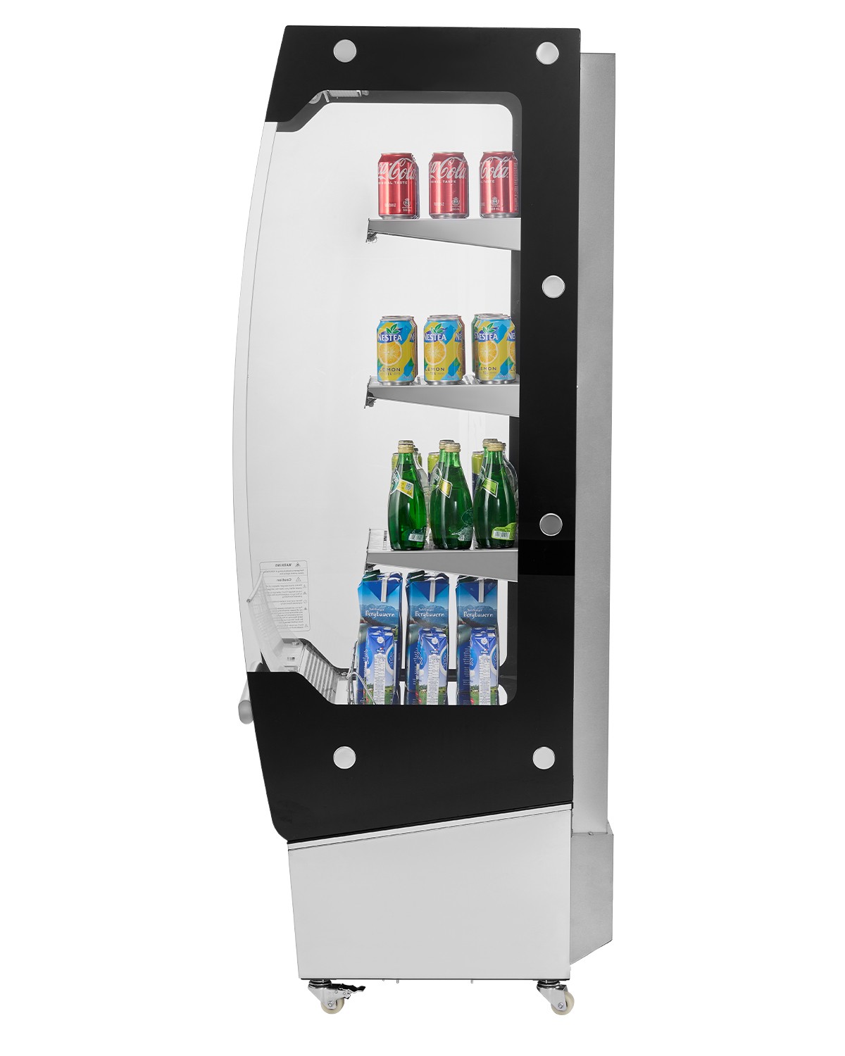 VEVOR Open Air Merchandiser 3-Tier Display Cooler with Air Curtain 7.8cu.ft.