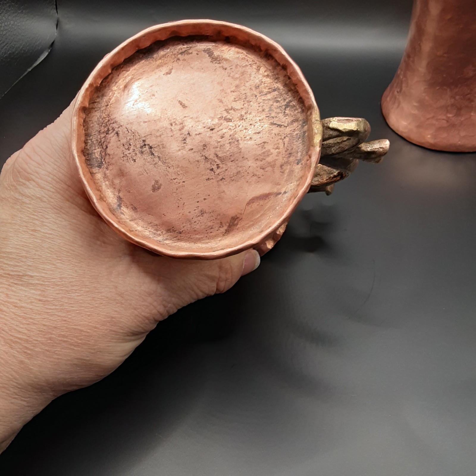 Copper Beer Mugs Handcrafted Moscow Mule Cups Set of 2