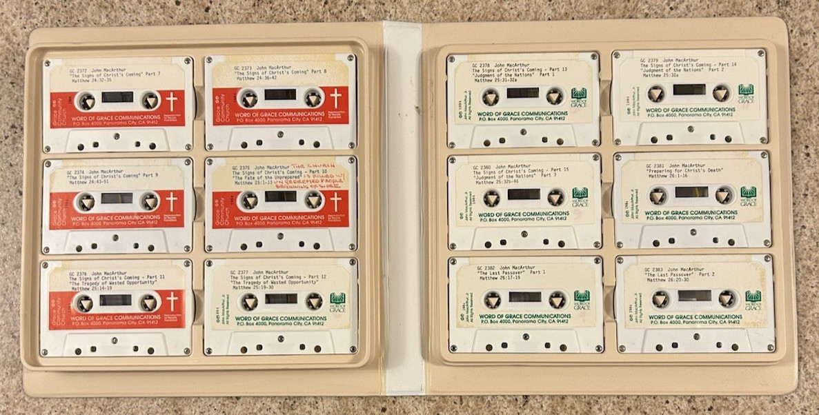 The Book Of Matthew on Cassette by John MacArthur Jr. (Read Full Description)