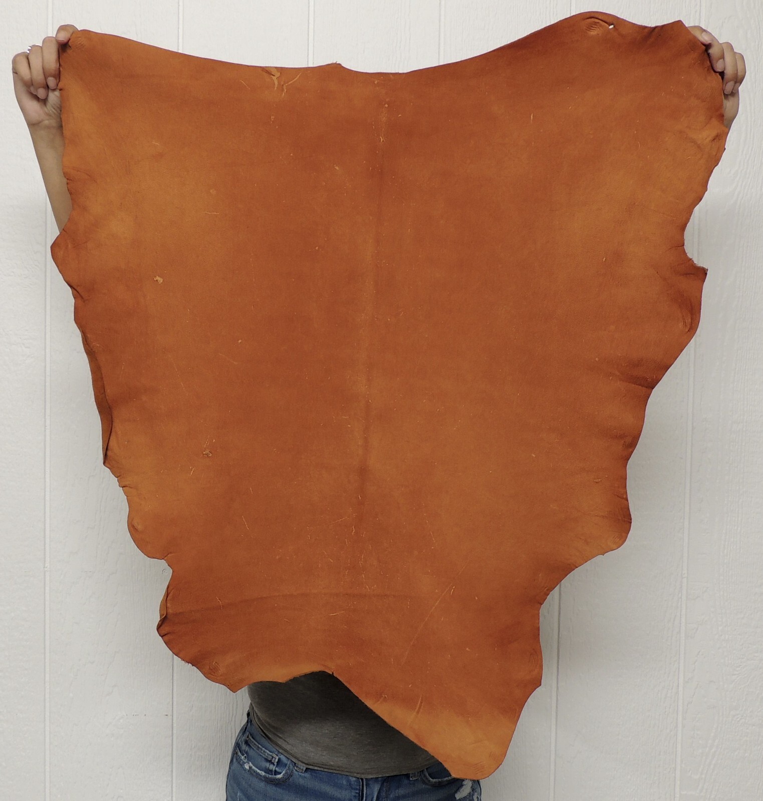 ACORN BUCKSKIN Leather Hide for Native Crafts Taxidermy Bags Laces Flute Bags