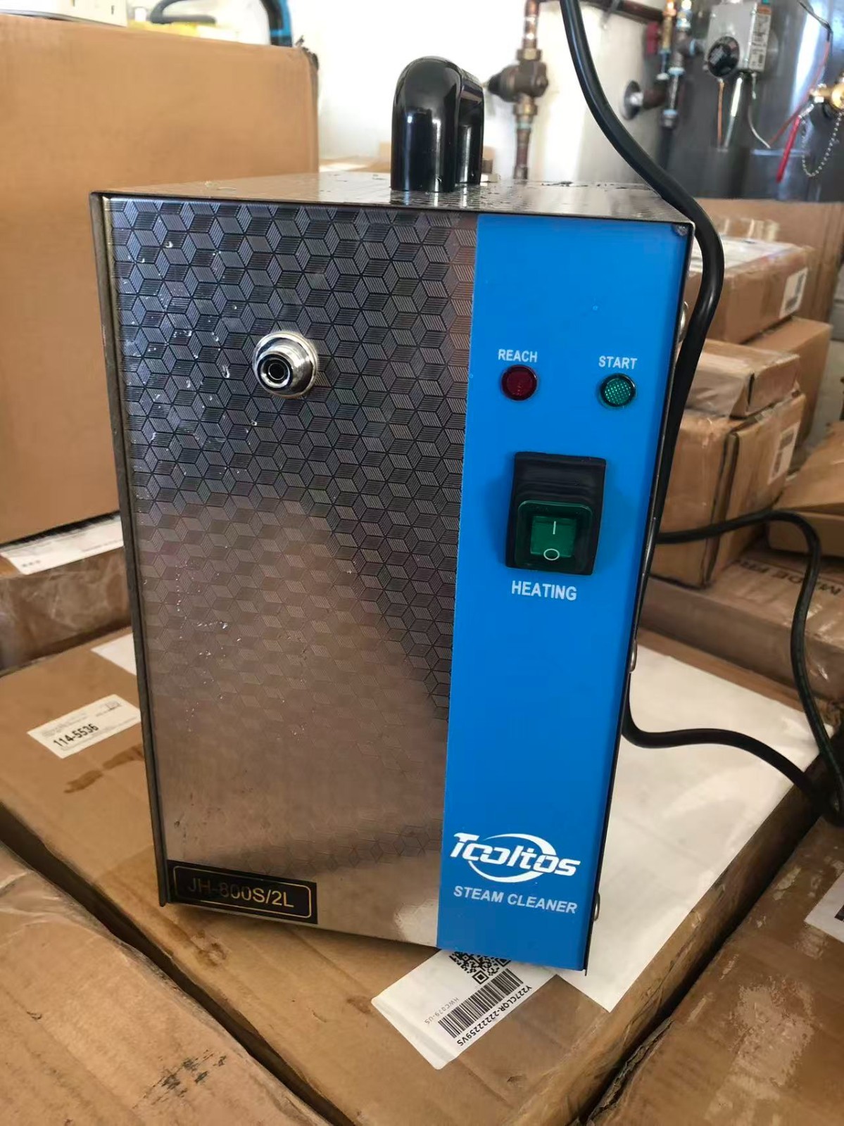 2L Jewelry Steam Cleaner Steamer Machine 110V 135C - AS IS FOR PARTS OR REPAIR