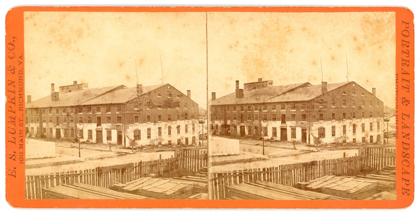 VIRGINIA SV - Richmond - Libby Prison - ES Lumpkin 1870s